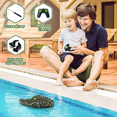 Alligator Head Boat Remote Control  Interactive Toy for Kids and Adults Includes Gator Head and Remote Control