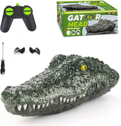 Alligator Head Boat Remote Control  Interactive Toy for Kids and Adults Includes Gator Head and Remote Control