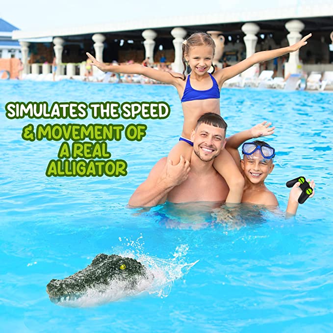 Alligator Head Boat Remote Control  Interactive Toy for Kids and Adults Includes Gator Head and Remote Control
