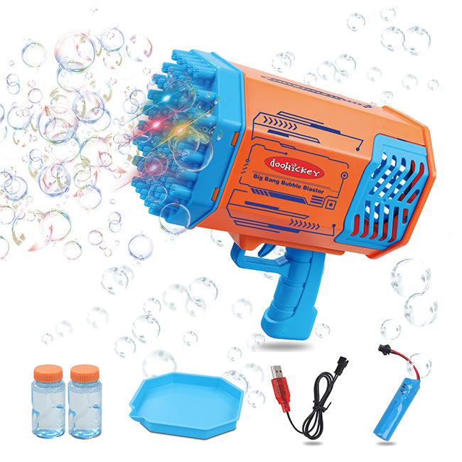 Big Bang Bubble Blaster Bubbles Blower Machine with LED Lights