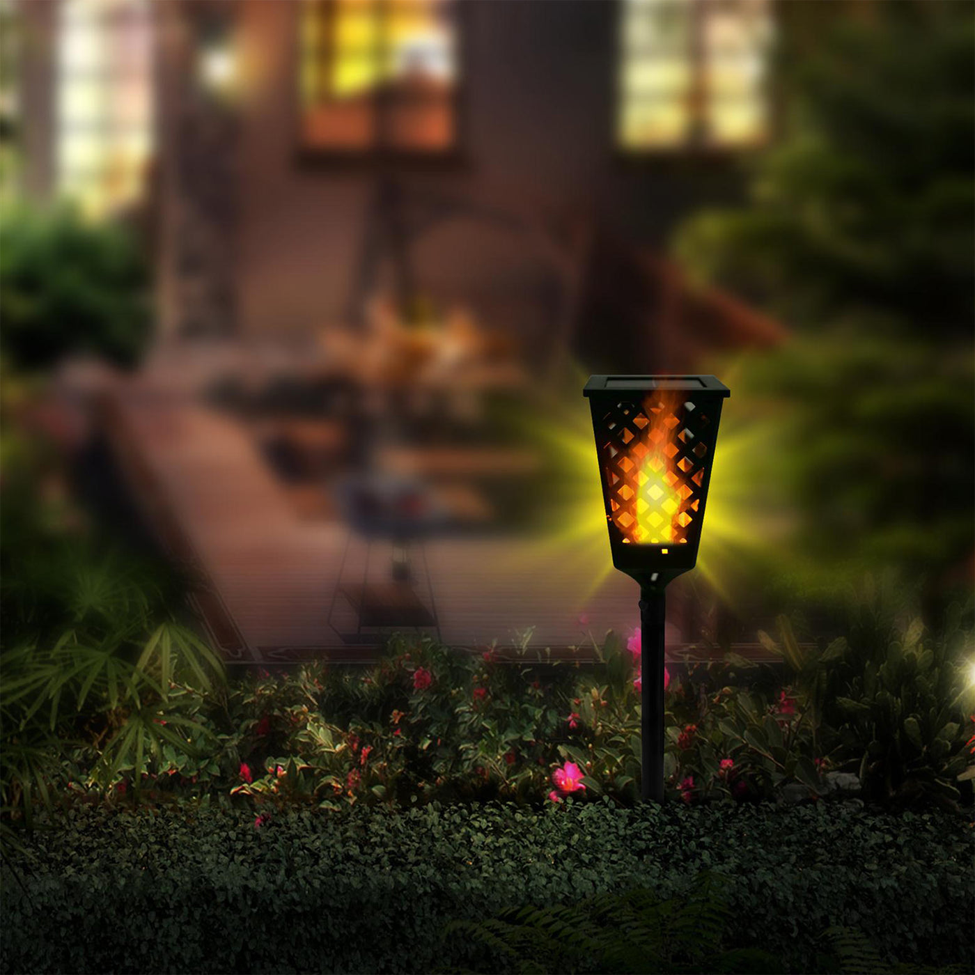 Solar Dancing Tiki Light 1 Pack Torch Light