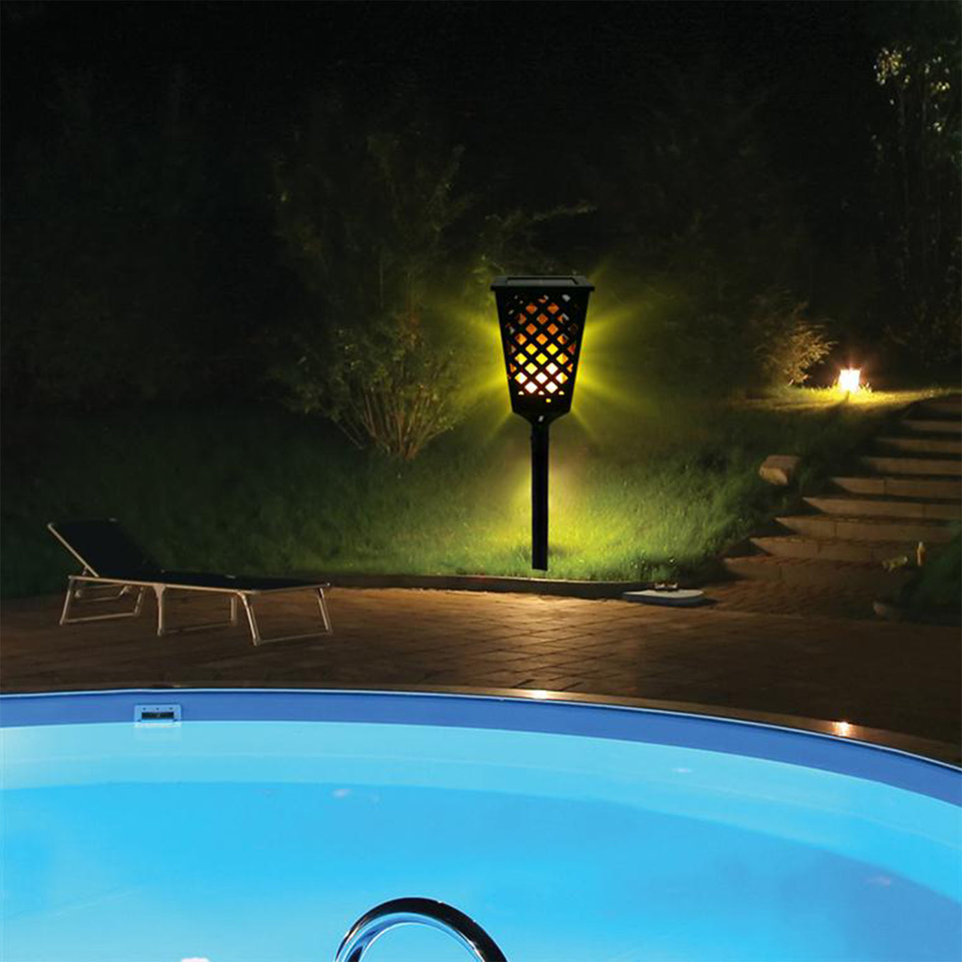 Solar Dancing Tiki Light 1 Pack Torch Light