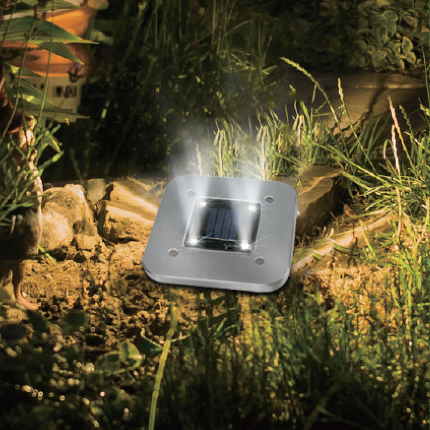 Square Jumbo Solar Lights 2 Pack